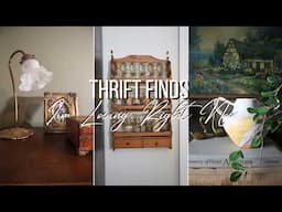 Thrift Finds I'm Loving Right Now | Home Decor Thrift Haul & Styling | Rachel G Thrifts