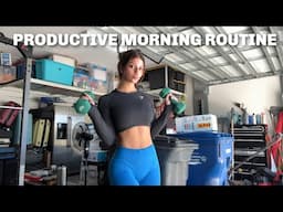 *realistic* + productive morning routine