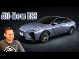 The 2026 Lexus ES Has Debuted with Hybrid and Electric Power Only!