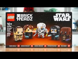 LEGO Star Wars 40796 REVENGE OF THE SITH HEROES & VILLAINS Brickheadz Review! (2025)
