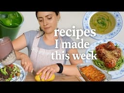 What I cooked and ate this week! *mostly* plant based