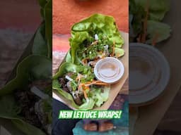 Trying the New Impossible Lettuce Wrap at Bengal Barbecue 🥬#disneylandfood