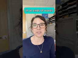 How to pronounce th at the end of words #English speaking #englishpronunciation #esl