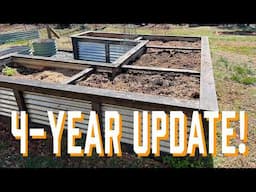 Raised Garden Bed 4-year Update