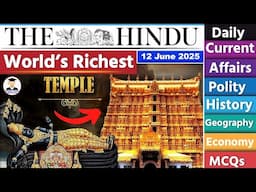 The Hindu Analysis | 12 June 2025 | The Hindu Newspaper Analysis | 12 June Current Affairs Today