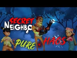1 Hour of Pure Chaos! Insane Secret Neighbor Games & Clutch Moments! 😱🎮🔥