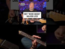 SRV "Rude Mood" Major Lick #bluesguitar #guitarlesson #srv