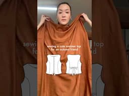 Sewing a cute summer top (Lirio top pattern)