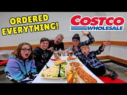 We Ordered EVERYTHING at the Costco Food Court! | Fairbanks, Alaska