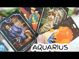 AQUARIUS ♒️ BEAUTY & THE BEAST•• WHO IS THIS WEALTHY MAN 👨 THEY'VE A SOLID OFFER !