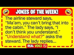 🤣 BEST JOKES OF THE WEEK! - Joe was a steward for 'Fly High Airlines'…  | Funny Dad Jokes