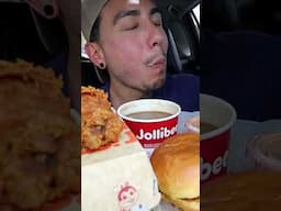 Cheat meal with Jollibee #trending #mukbang #foodieadventures