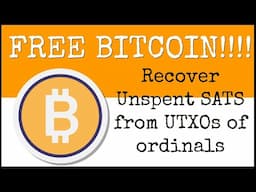 How I Recovered $1000s in Bitcoin From Old Ordinal Mints