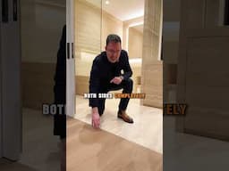 Seamless floor transition between rooms #interiordesign #bathroomdecor #bathroomdesign #bathroomreno