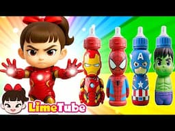 Superhero Juice Transformation! 🦸‍♂️🥤 | Fun Pretend Play for Kids | LimeAndToys