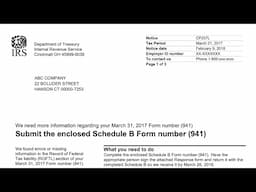How to understand your CP207L Notice (The IRS needs information about your payroll tax deposits)