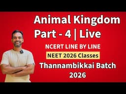 ANIMAL KINGDOM | PART 4 | LIVE | THANNAMBIKKAI BATCH 2026