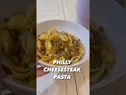 Easy Philly Cheesesteak Pasta Recipe #dinnerrecipe #pastabake