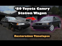 Old Junkyard Toyota Camry Gets a New Life [Restoration timelapse]