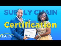 Supply Chain Professional with Global Recognition - ISCEA Certified