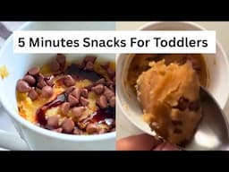 5 Minutes Snacks For Toddlers |  Snacks For Toddlers | White Pot