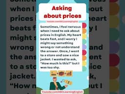 😬 Afraid to Ask “How Much?” | English Speaking Practice for Real-Life Shopping