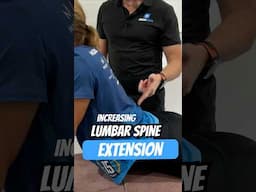 Increasing LUMBAR SPINE Extension  #ironman #triathlon #backpain #backinjury #core #lumbarspine