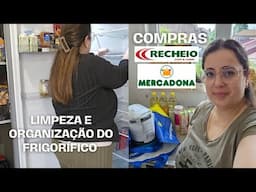 Limpeza e organização do Frigorífico || Compras Supermercados Recheio e Mercadona