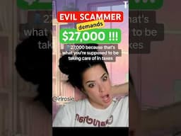 Tricking a scammer that im an elderly victim!!! $27,000 #irlrosie