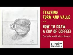 How to draw a coffee mug | Easy drawing for kids