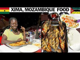 Ghanaian Trying Xima In Maputo / Traditional Mozambican Food