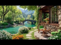 Stone Bridge Morning & Positive Jazz 🌞 Happy Jazz Instrumental Music for Uplifting Your Moods