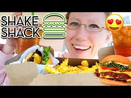 I Try SHAKE SHACK For The FIRST TIME! (MUKBANG)