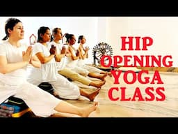 The best Hip opening yoga class at Patanjali International Yoga Foundation Rishikesh Himalaya India