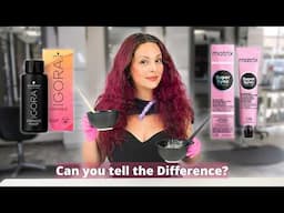 Can You Tell the Difference? Blending Gray Hair with Two Demi Brands Side by Side