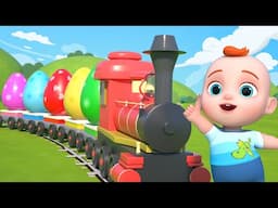 The Wheel on the Color Train - Cartoon Cars | Leo Nursery Rhymes & Kids Songs