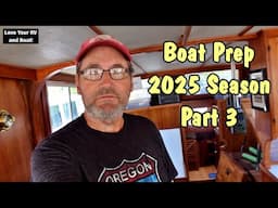 Boat Prep for Summer 2025 Part 3 - 1976 CHB Trawler - Finished Electrical, Engine & Most Teak Stain