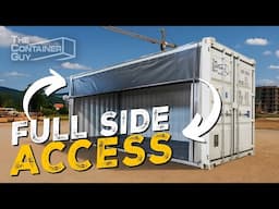 Installing a Roll Tarp Door on a 20' Shipping Container - DIY Friendly