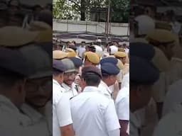 আর কিছুক্ষণের মধ্যে চাকরিহারা শিক্ষকদের খালি গায়ে নবান্ন অভিযান অভিযান আটকাতে কার্যত দুর্গের চেহারা