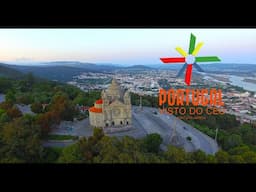 Viana do Castelo at dusk 🌇 Tidal pools 🏊 Sanctuary of Santa Luzia ⛪ 4K UltraHD