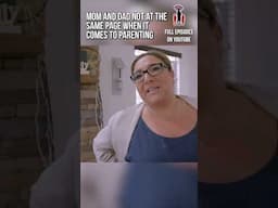 Mom and dad not on the same page when it comes to parenting! #supernanny