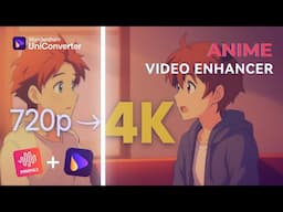 How to Enhance Quality of Anime Using AI Tools | UniConverter Tutorial