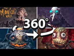 360° VR The Midnight Walk ALL JUMPSCARES & BEST MOMENTS