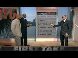 @stephenasmith fails to educate the fans with his all time “top 5” PG list!? #nba #basketball