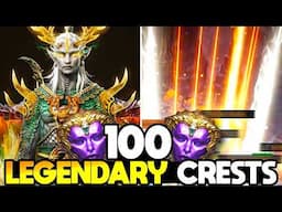 We Ran 100 Legendary Crests and had really Solid Luck