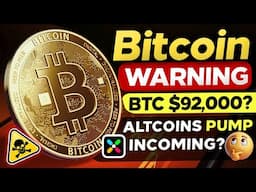 🚨 Bitcoin to $92K Soon? | Big Move Brewing | Altseason + Playbux Update