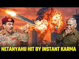 Houthis Did the IMPOSSIBLE! Netanyahu Watches in Horror as Missile Counterattack Bombards Israel!