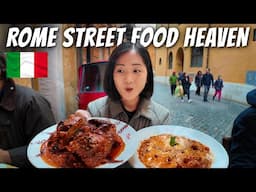 Eating The BEST ITALIAN STREET FOOD In Rome! 🇮🇹 LOCAL FAVOURITES 😋