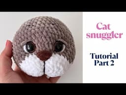 Crochet CAT lovey/kitty snuggler PATTERN/DIY for baby/FREE tutorial/Part 2
