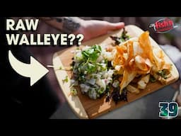 How To Eat "Uncooked" Walleye | Walleye Ceviche in the Northwest Territories